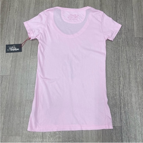 NWT! Rockstars & Angels Bambi T-Shirt Angels Cut weiss Damen - Picture 5 of 5